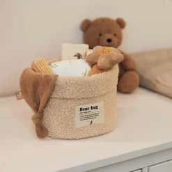 Panier de toilette Boucle Naturel (14 x 18 cm)|Jollein Sale