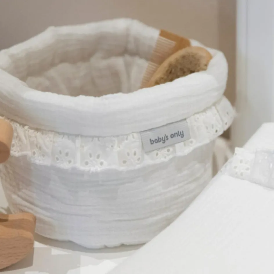 Sale Baby's Only Panier de toilette Calm blanc (20 x 20 cm)