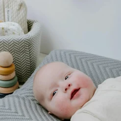 Panier de toilette Dawn nordic blue-ecru|Baby's Only Discount