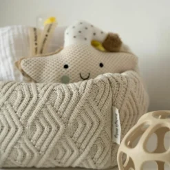 Panier de toilette Sierra Warm Linen (18 x 18 cm)|Baby's Only Clearance