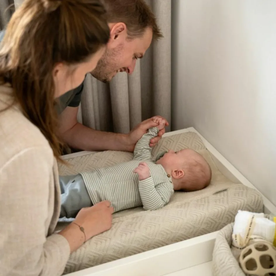 Panier de toilette Sierra Warm Linen (18 x 18 cm)|Baby's Only Clearance