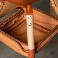 Panier effet cuir nude pour chaise haute Evolu|Childhome Discount