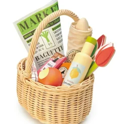 Best Tender Leaf Panier jour de marché en bois