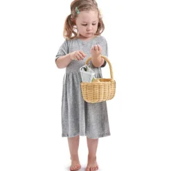 Best Tender Leaf Panier jour de marché en bois