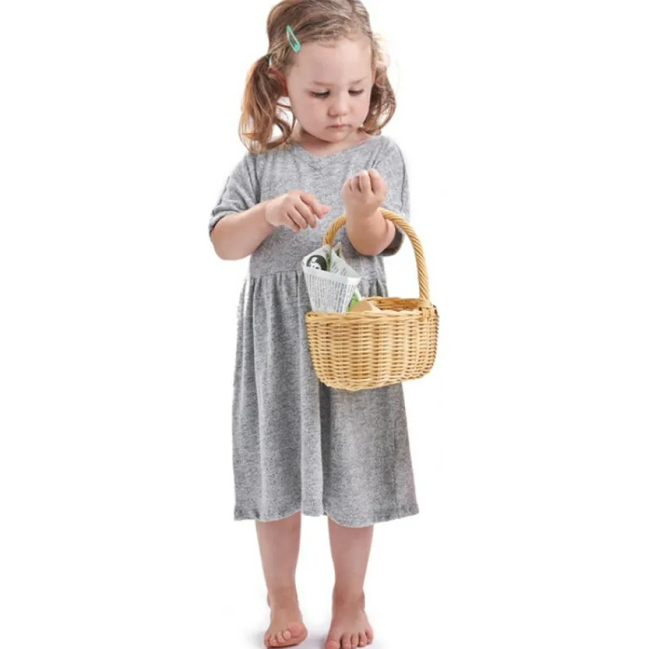 Best Tender Leaf Panier jour de marché en bois