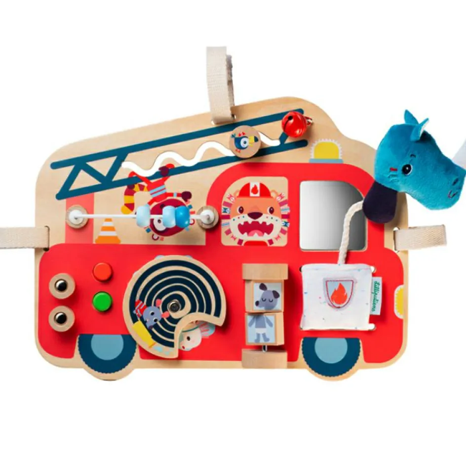 Sale Lilliputiens Panneau d'activités Camion de pompier