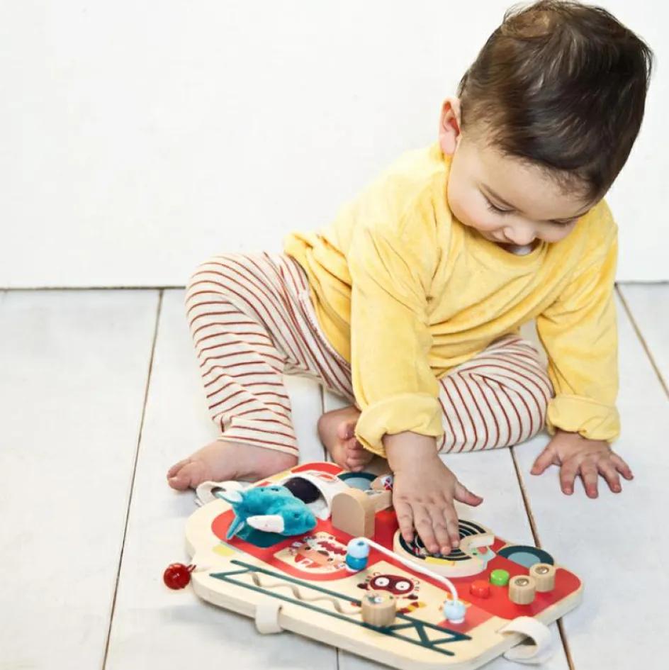 Sale Lilliputiens Panneau d'activités Camion de pompier