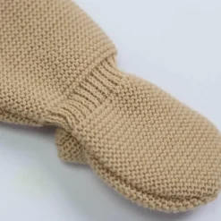 Pantalon en maille Caramel (0-1 mois)|Trois Kilos Sept Sale