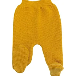 Pantalon en maille Moutarde (0-1 mois)|Trois Kilos Sept