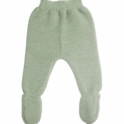 Pantalon en maille Vert Olive (0-1 mois)|Trois Kilos Sept New