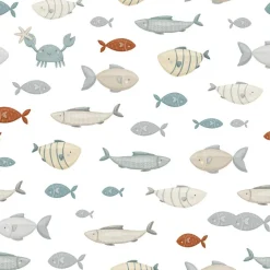 Hot Lilipinso Papier peint Balade sous-marine Les poissons (50 cm x 10 m)