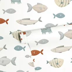 Hot Lilipinso Papier peint Balade sous-marine Les poissons (50 cm x 10 m)