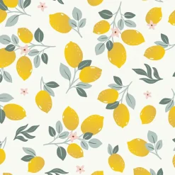 Papier peint citrons Lemons (50 cm x 10 m)|Lilipinso Best