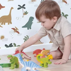 Online Lilipinso Papier peint Cool Dinosaurs (50 cm x 10 m)