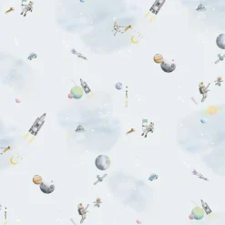 Sale Mimi'lou Papier peint Espace (10 mètres)