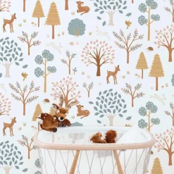 Clearance Lilipinso Papier peint faon Forest Living (50 cm x 10 m)