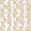 Hot Lilipinso Papier peint Guirlandes de fleurs (50 cm x 10 m)