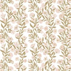 Hot Lilipinso Papier peint Guirlandes de fleurs (50 cm x 10 m)