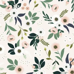 Online Lilipinso Papier peint intissé Wonderland anémones fond poudré (10 m)