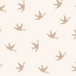 Lilipinso Papier peint Les hirondelles (50 cm x 10 m)