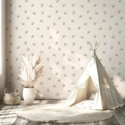 Lilipinso Papier peint Les hirondelles (50 cm x 10 m)