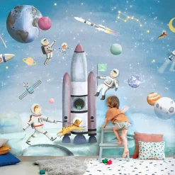 Hot Mimi'lou Papier Peint Panorama Espace XL (250 x 400 cm)