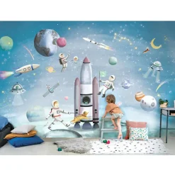 Hot Mimi'lou Papier Peint Panorama Espace XL (250 x 400 cm)