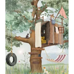 Papier Peint Panorama Ma cabane L (250 x 200 cm)|Mimi'lou Sale