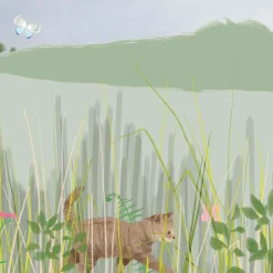 Papier Peint Panorama Ma cabane L (250 x 200 cm)|Mimi'lou Sale