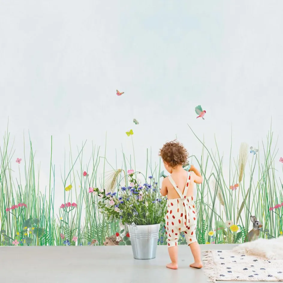 Papier Peint Panorama Mon jardin L (250 x 200 cm)|Mimi'lou Clearance