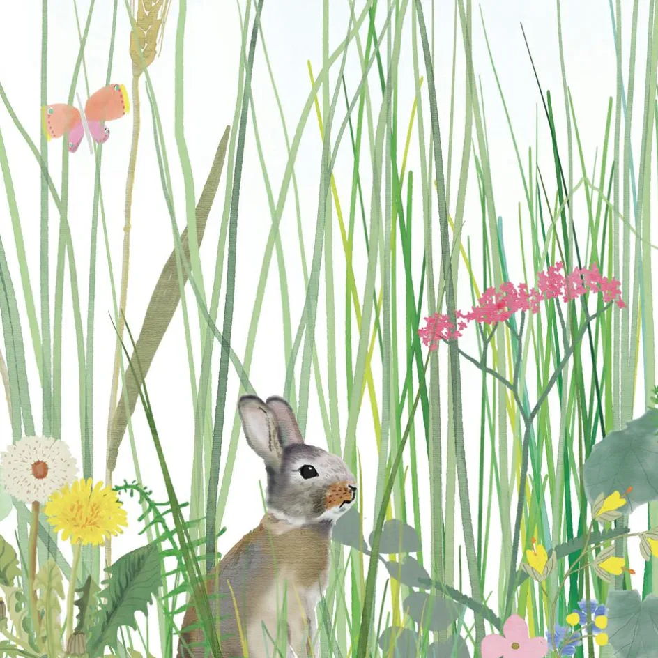 Papier Peint Panorama Mon jardin L (250 x 200 cm)|Mimi'lou Clearance