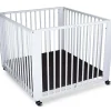 Parc bébé pliant Moritz White (89 x 95 cm)|Tissi Clearance