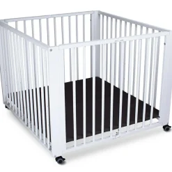 Parc bébé pliant Moritz White (89 x 95 cm)|Tissi Clearance