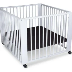 Parc bébé pliant Moritz White (89 x 95 cm)|Tissi Clearance