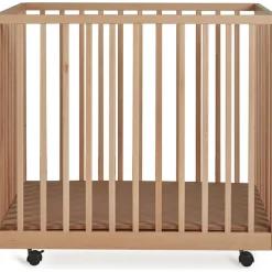 New Quax Parc Mori avec roulettes Naturel (95 x 75 cm)