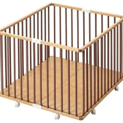 Parc pliant carré en bois Gaby hybride vieux rose|Combelle Hot