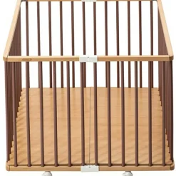 Parc pliant carré en bois Gaby hybride vieux rose|Combelle Hot