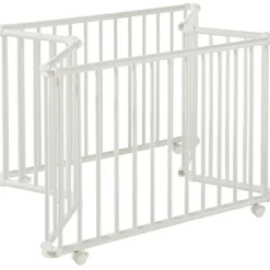 Discount Geuther Parc pliant Lucilee + blanc avec fond vert d'eau (76 x 97 cm)