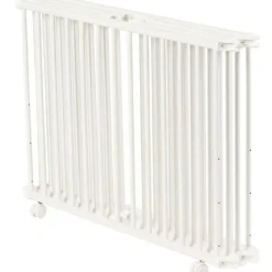 Parc pliant Lucilee + blanc avec fond vert d'eau (90 x 97 cm)|Geuther Best