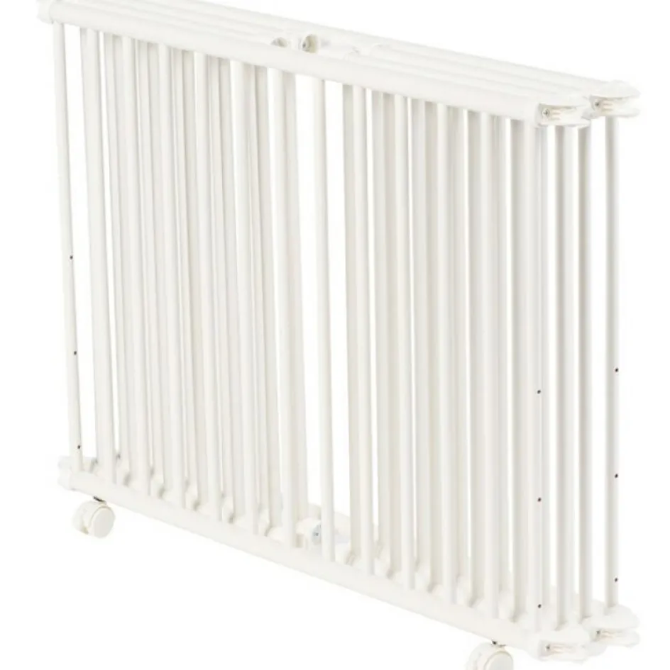 Parc pliant Lucilee + blanc avec fond vert d'eau (90 x 97 cm)|Geuther Best