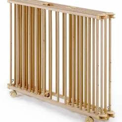 Parc pliant Lucilee + naturel avec fond vert d'eau (76 x 97 cm)|Geuther Best