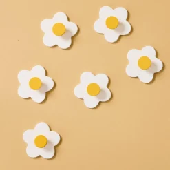 Patères murales Fleur Blanches (3 pièces)|Kid's Concept Discount