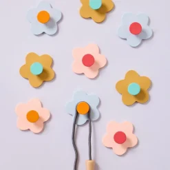 Patères murales Fleur Mix (3 pièces)|Kid's Concept Best