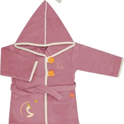 Peignoir cygne vieux rose personnalisable (2-4 ans)|L'oiseau bateau Clearance