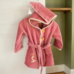Peignoir cygne vieux rose personnalisable (2-4 ans)|L'oiseau bateau Clearance