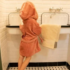 Peignoir Ecureuil Marsala personnalisable (2-4 ans)|L'oiseau bateau Sale