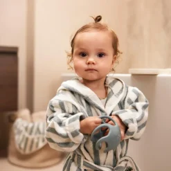 Discount Jollein Peignoir en éponge Stripe Sea Green (1-2 ans)