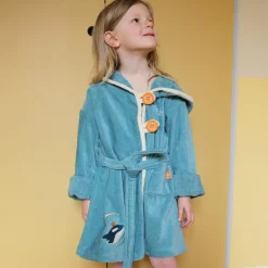 Peignoir orque océan personnalisable (2-4 ans)|L'oiseau bateau Hot