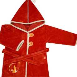 Outlet L'oiseau bateau Peignoir panda roux terracotta personnalisable (2-4 ans)