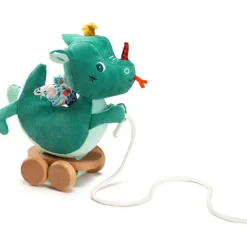 Sale Lilliputiens Peluche à tirer Joe le dragon